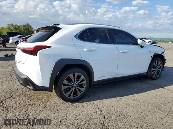 2020 Lexus UX 250h F Sport с VIN JTHR9JBH6L2036806, выставлен на аукционе Copart как лот 55827085 с пробегом 45 122 миль миль и Списание • Salvage title. История ставок и продаж доступна на DreamBid. Изображение 3.