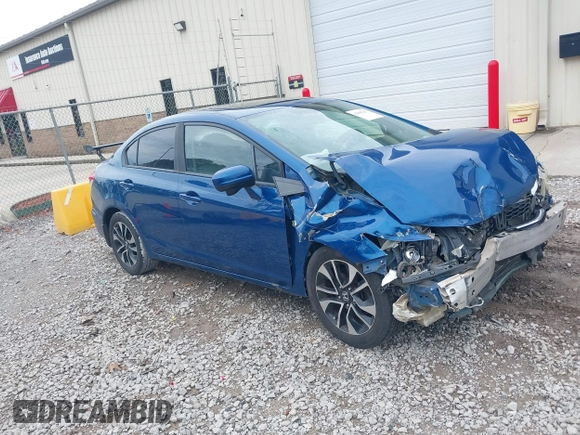 2015 Honda Civic EX with VIN 2HGFB2F85FH550720, listed as a IAAI auction lot 42095237 with 242,324 mi miles and . Bid and sale history available at DreamBid. Image 1.