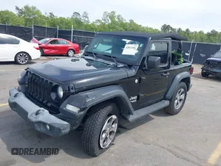 2018 Jeep Wrangler Sport S with VIN 1C4GJXAN8JW290064, listed as a IAAI auction lot 42012484 with 93,838 mi miles and . Bid and sale history available at DreamBid. Image 17.