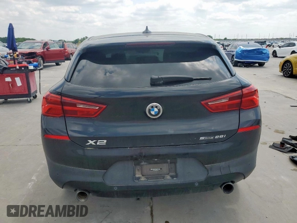 2018 BMW X2 sDrive28i with VIN WBXYJ3C39JEJ84109, listed as a Copart auction lot 53585265 with 123,495 mi miles and Clean title. Bid and sale history available at DreamBid. Image 6.