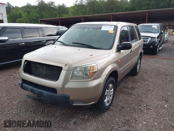 2007 Honda Pilot LX with VIN 5FNYF28197B002111, listed as a IAAI auction lot 42079540 with 1 mi miles. Bid and sale history available at carsss.com. Image 2.
