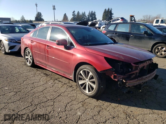 2018 Subaru Legacy Limited with VIN 4S3BNEN63J3008775, listed as a Copart auction lot 83498174 with 0 mi miles and Salvage Title. Bid and sale history available at carsss.com. Image 4.