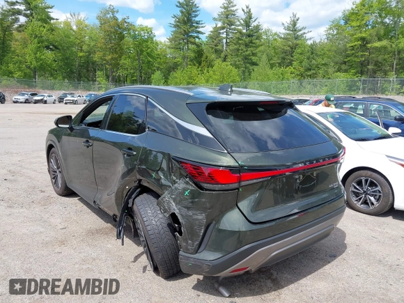 2025 Lexus RX 350 z VIN 2T2BAMCA7SC098174, wystawiony jako IAAI lot #42294965 z przebiegiem 3 845 mil mil oraz . Historia ofert i sprzedaży dostępna na DreamBid. Obrazek 3.