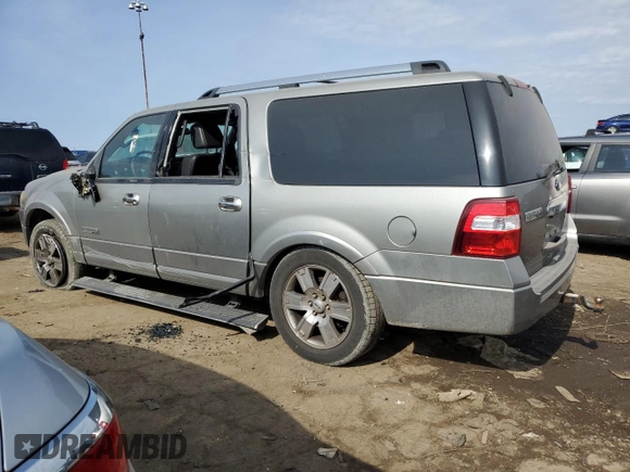 2008 Ford Expedition Max Limited with VIN 1FMFK20518LA24048, listed as a Copart auction lot 47256665 with 208,527 mi miles and Clean title. Bid and sale history available at DreamBid. Image 2.