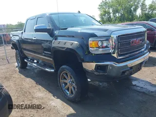 2014 GMC Sierra 1500 SLT with VIN 3GTU2VEC1EG363079, listed as a IAAI auction lot 42419679 with 128,055 mi miles and . Bid and sale history available at DreamBid. Image 1.