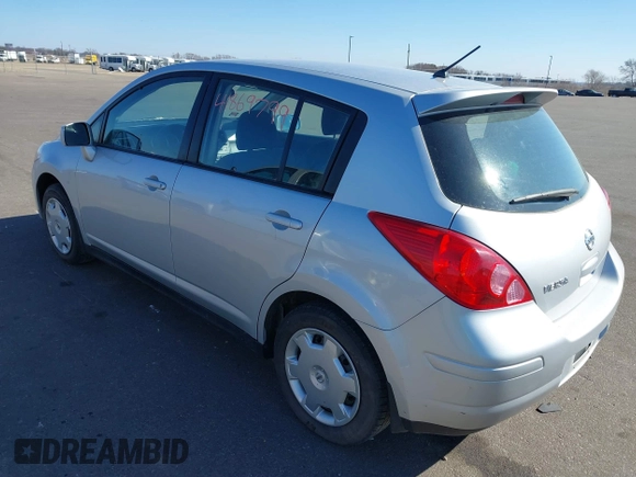 2009 Nissan Versa 1.8 S with VIN 3N1BC13E09L502085, listed as a IAAI auction lot 41869799 with 104,078 mi miles. Bid and sale history available at carsss.com. Image 3.