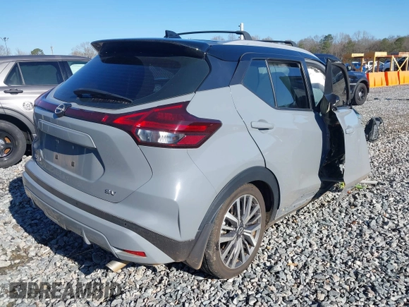 2022 Nissan Kicks SV with VIN 3N1CP5CV4NL490226, listed as a IAAI auction lot 41768814 with Not Provided miles and . Bid and sale history available at DreamBid. Image 4.
