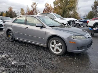 2007 Mazda 6 S Sport VE with VIN 1YVHP80D575M13667, listed as a Copart auction lot 80894484 with 188,180 mi miles and Salvage Title. Bid and sale history available at DreamBid. Image 4.
