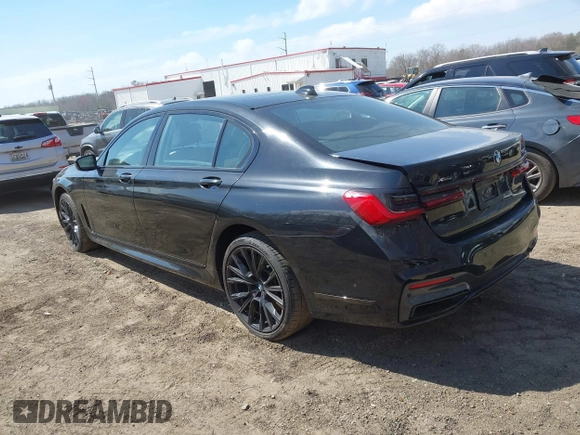 2021 BMW 7 Series 750i xDrive with VIN WBA7U2C05MCF72521, listed as a IAAI auction lot 41763182 with 68,668 mi miles and . Bid and sale history available at DreamBid. Image 3.