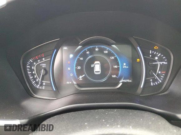 2019 Hyundai Santa Fe Limited with VIN 5NMS5CAD6KH133975, listed as a Copart auction lot 81969714 with 99,275 mi miles and Salvage Title. Bid and sale history available at carsss.com. Image 9.