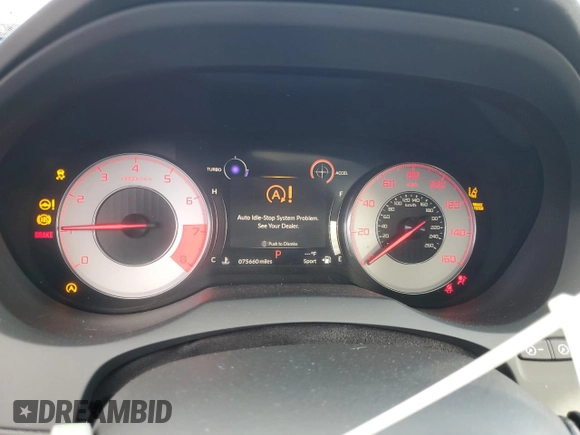 2020 Acura RDX w/A-Spec Pkg with VIN 5J8TC2H60LL041127, listed as a Copart auction lot 43504365 with 75,660 mi miles and Salvage title. Bid and sale history available at DreamBid. Image 9.