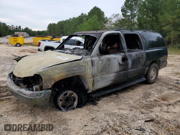 2002 GMC Yukon XL SLT with VIN 1GKEC16Z72J191913, listed as a Copart auction lot 75289984 with 0 mi miles and Salvage Title. Bid and sale history available at carsss.com. Image 1.