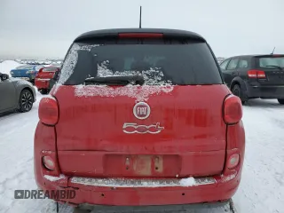 2014 FIAT 500L Lounge with VIN ZFBCFACHXEZ024704, listed as a Copart auction lot 43133285 with 111,279 mi miles and Salvage Title. Bid and sale history available at carsss.com. Image 6.