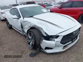 2025 Ford Mustang EcoBoost with VIN 1FA6P8THXS5109244, listed as a IAAI auction lot 42207380 with 260 mi miles and . Bid and sale history available at DreamBid. Image 1.