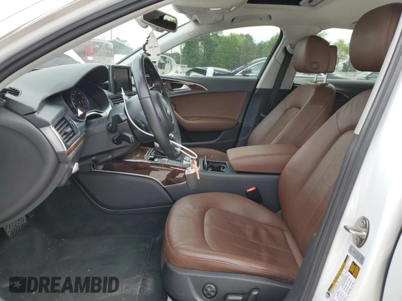 2015 Audi A6 Premium Plus with VIN WAUFGAFC4FN028079, listed as a Copart auction lot 50939535 with 112,696 mi miles and Salvage title. Bid and sale history available at DreamBid. Image 7.