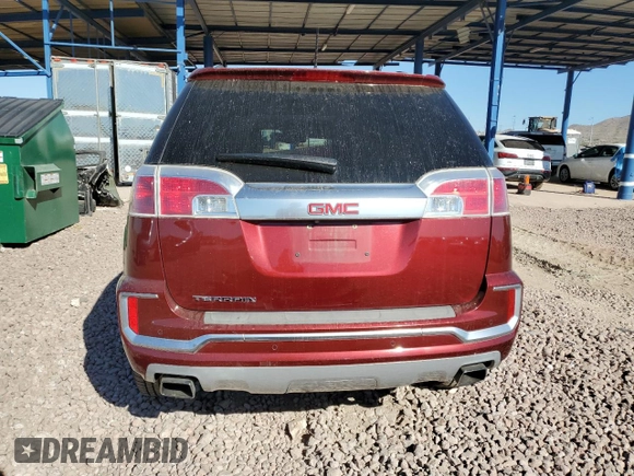 2016 GMC Terrain Denali z VIN 2GKFLRE30G6274698, wystawiony jako Copart lot #80887544 z przebiegiem 77 088 mil mil oraz Szkoda całkowita • Salvage title. Historia ofert i sprzedaży dostępna na DreamBid. Obrazek 6.