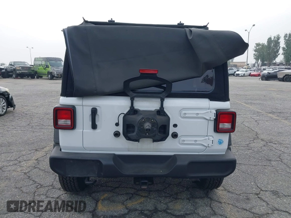 2021 Jeep Wrangler Unlimited Sport Altitude with VIN 1C4HJXDN5MW644613, listed as a IAAI auction lot 42466188 with 63,959 mi miles and . Bid and sale history available at DreamBid. Image 16.