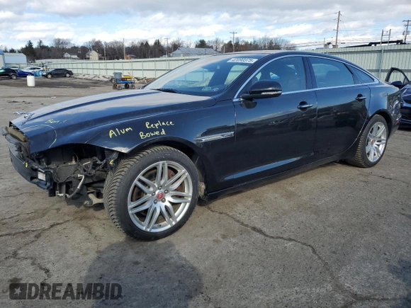 2017 Jaguar XJ with VIN SAJWJ2GD0H8W07154, listed as a Copart auction lot 42090375 with 66,546 mi miles and Salvage Title. Bid and sale history available at carsss.com. Image 1.