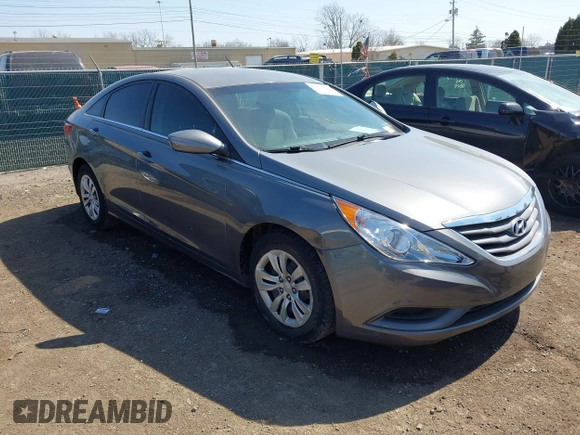 2013 Hyundai Sonata GLS with VIN 5NPEB4AC1DH607954, listed as a IAAI auction lot 42063892 with 116,306 mi miles and . Bid and sale history available at carsss.com. Image 1.