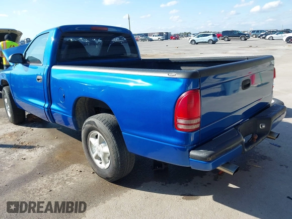 1998 Dodge Dakota SLT with VIN 1B7FL26XXWS716967, listed as a IAAI auction lot 41492594 with 189,176 mi miles and . Bid and sale history available at DreamBid. Image 3.