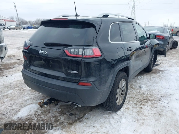 2019 Jeep Cherokee Latitude with VIN 1C4PJMCX6KD155434, listed as a IAAI auction lot 41347851 with 256,713 mi miles. Bid and sale history available at carsss.com. Image 4.