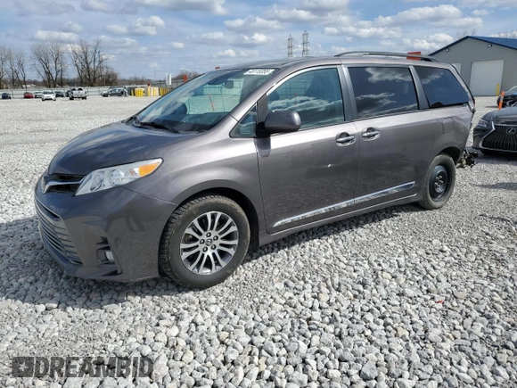 2019 Toyota Sienna XLE Auto Access Seat with VIN 5TDYZ3DC0KS987004, listed as a Copart auction lot 48115355 with 119,723 mi miles and Salvage Title. Bid and sale history available at carsss.com. Image 1.