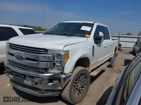 2017 Ford F-250 Lariat with VIN 1FT7W2BT1HEC08287, listed as a IAAI auction lot 42028870 with 3,533,944 mi miles and . Bid and sale history available at DreamBid. Image 2.