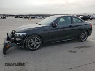 2018 BMW 2 Series 230i with VIN WBA2J1C59JVD08954, listed as a Copart auction lot 44790344 with 75,237 mi miles. Bid and sale history available at carsss.com. Image 1.