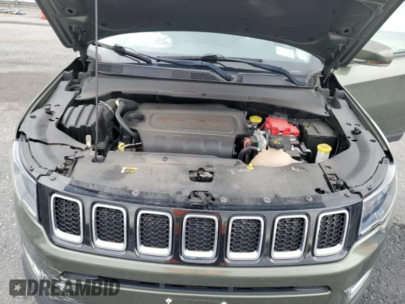 2020 Jeep Compass Limited with VIN 3C4NJDCB1LT111686, listed as a Copart auction lot 53368705 with 96,856 mi miles and Salvage Title. Bid and sale history available at carsss.com. Image 12.