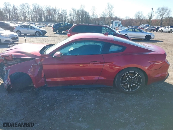 2022 Ford Mustang EcoBoost with VIN 1FA6P8TH8N5136740, listed as a IAAI auction lot 41802219 with 22,887 mi miles. Bid and sale history available at carsss.com. Image 15.
