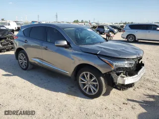 2023 Acura RDX w/Technology Package with VIN 5J8TC1H59PL004665, listed as a Copart auction lot 50383935 with 14,242 mi miles and Salvage Title. Bid and sale history available at carsss.com. Image 4.