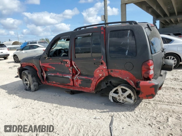 2005 Jeep Liberty Limited with VIN 1J4GK58K25W588171, listed as a Copart auction lot 83780414 with Not Provided miles and Salvage Title. Bid and sale history available at carsss.com. Image 2.