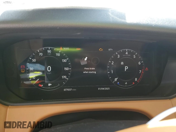 2018 Land Rover Range Rover Velar with VIN SALYC2RV7JA704883, listed as a Copart auction lot 51360315 with 77,037 mi miles and Clean Title. Bid and sale history available at DreamBid. Image 9.