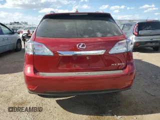 2011 Lexus RX 350 with VIN 2T2ZK1BA6BC051925, listed as a Copart auction lot 53166295 with 100,636 mi miles and Salvage Title. Bid and sale history available at carsss.com. Image 6.