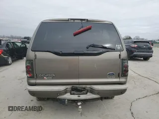 2005 Ford Excursion Limited с VIN 1FMNU43S15ED42741, выставлен на аукционе Copart как лот 43897955 с пробегом Не указан миль и Списание • Salvage title. История ставок и продаж доступна на DreamBid. Изображение 6.