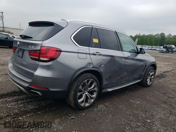2017 BMW X5 xDrive50i with VIN 5UXKR6C30H0U13764, listed as a Copart auction lot 54575335 with 27,539 mi miles and Salvage title. Bid and sale history available at DreamBid. Image 3.