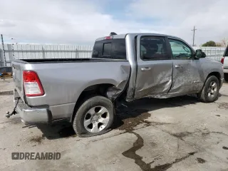 2019 Ram 1500 Big Horn/Lone Star with VIN 1C6SRFFT3KN540734, listed as a Copart auction lot 49531545 with 81,230 mi miles and Salvage Title. Bid and sale history available at carsss.com. Image 3.