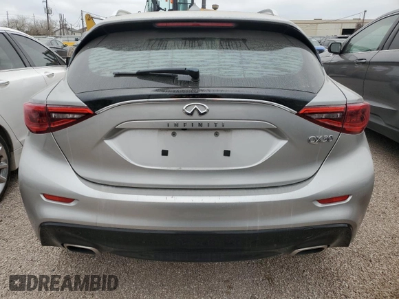 2017 Infiniti QX30 Premium with VIN SJKCH5CP1HA018988, listed as a Copart auction lot 82046314 with 86,506 mi miles and Clean Title. Bid and sale history available at DreamBid. Image 6.