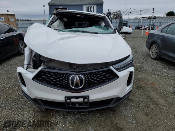 2023 Acura RDX w/A-Spec Package with VIN 5J8TC1H65PL000248, listed as a Copart auction lot 86764344 with Not provided miles and Salvage title. Bid and sale history available at DreamBid. Image 5.