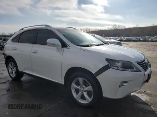 2015 Lexus RX 350 with VIN 2T2BK1BA0FC323361, listed as a Copart auction lot 51182555 with 81,789 mi miles and Salvage Title. Bid and sale history available at DreamBid. Image 4.