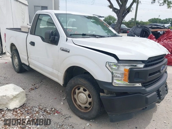 2018 Ford F-150 XL with VIN 1FTMF1EB2JKE86171, listed as a IAAI auction lot 41739453 with 119,296 mi miles and . Bid and sale history available at DreamBid. Image 1.