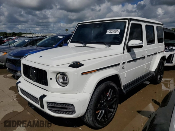 2020 Mercedes-Benz G 63 AMG with VIN W1NYC7HJ7LX350245, listed as a Copart auction lot 73825884 with 20,501 mi miles and Salvage Title. Bid and sale history available at DreamBid. Image 1.