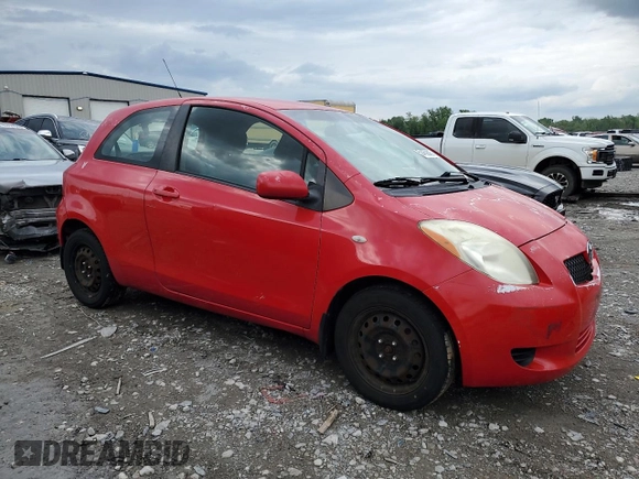 2007 Toyota Yaris with VIN JTDJT923575071926, listed as a Copart auction lot 55469885 with 185,234 mi miles and Clean Title. Bid and sale history available at carsss.com. Image 4.