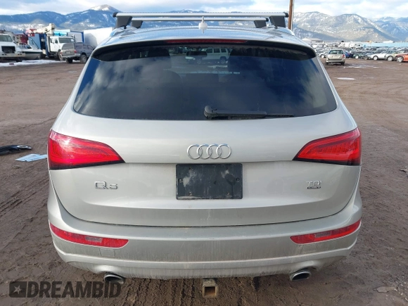 2014 Audi Q5 Premium Plus with VIN WA1CMAFP6EA063529, listed as a IAAI auction lot 41705364 with 154,501 mi miles and . Bid and sale history available at DreamBid. Image 17.