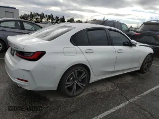 2023 BMW 3 Series 330i with VIN 3MW69FF00P8D78939, listed as a Copart auction lot 48805775 with 0 mi miles and Salvage Title. Bid and sale history available at carsss.com. Image 3.