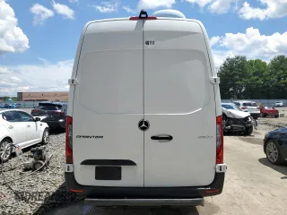 2023 Mercedes-Benz Sprinter Cargo Cargo with VIN W1Y4NDHY1PT141524, listed as a Copart auction lot 61076984 with 5,861 mi miles and Salvage Title. Bid and sale history available at DreamBid. Image 6.