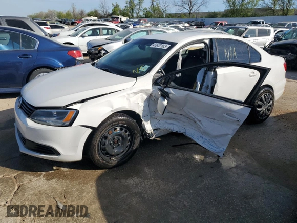 2012 Volkswagen Jetta Sedan SE w/Convenience & Sunroof with VIN 3VWDX7AJXCM335794, listed as a Copart auction lot 47630183 with 0 mi miles and Salvage Title. Bid and sale history available at carsss.com. Image 1.