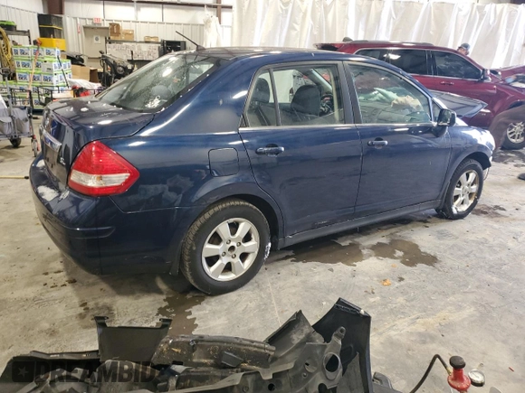 2009 Nissan Versa 1.8 SL with VIN 3N1BC11EX9L352876, listed as a Copart auction lot 45684175 with 252,113 mi miles and Salvage Title. Bid and sale history available at carsss.com. Image 3.