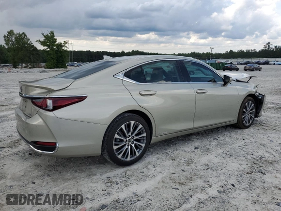 2020 Lexus ES 300h with VIN 58AD21B12LU008691, listed as a Copart auction lot 60406695 with 78,169 mi miles and Salvage title. Bid and sale history available at DreamBid. Image 3.