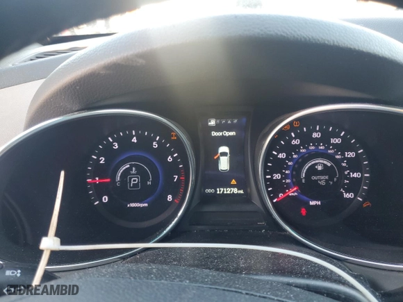 2014 Hyundai Santa Fe Sport with VIN 5XYZUDLB4EG199054, listed as a Copart auction lot 51855395 with 171,278 mi miles and Salvage Title. Bid and sale history available at carsss.com. Image 9.